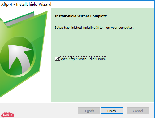 点击finish完成xftp的安装
